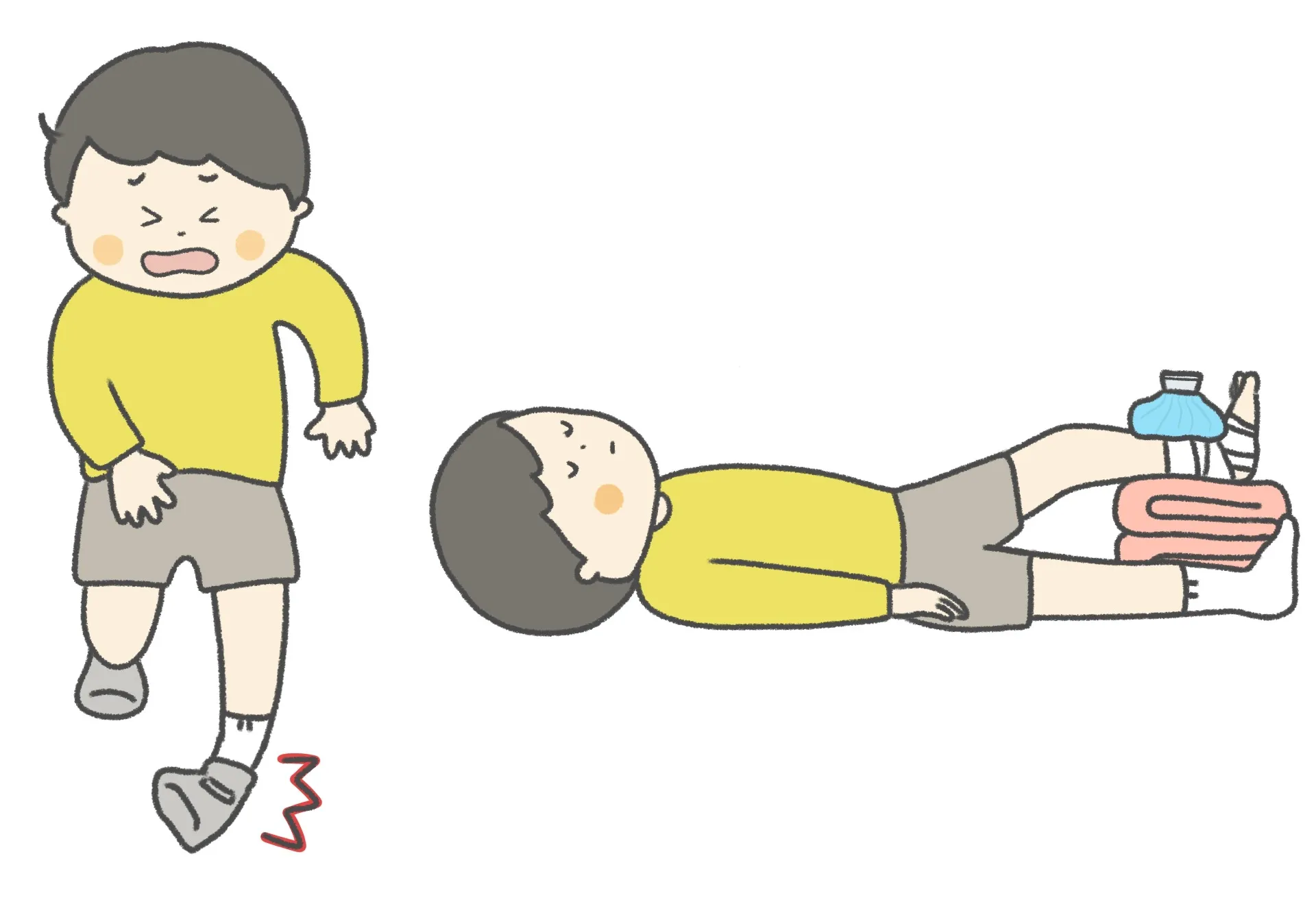 座ってじっとしている